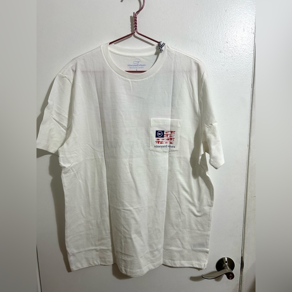 NWT Vineyard Vines Men’s Short Sleeve Reel Flag - Picture 5 of 6